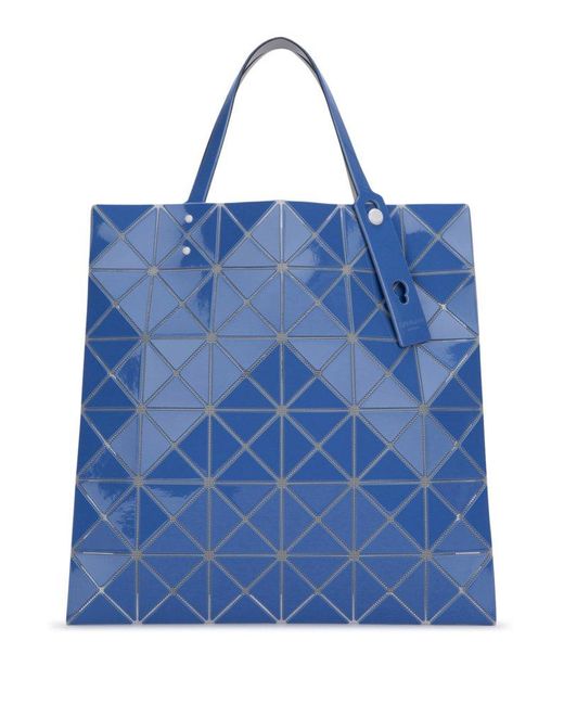 Bao Bao Issey Miyake Blue Lucent Gloss Top Handle Bag