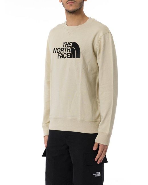 The North Face Natural Drew Peak Crewneck Sweatshirt for men
