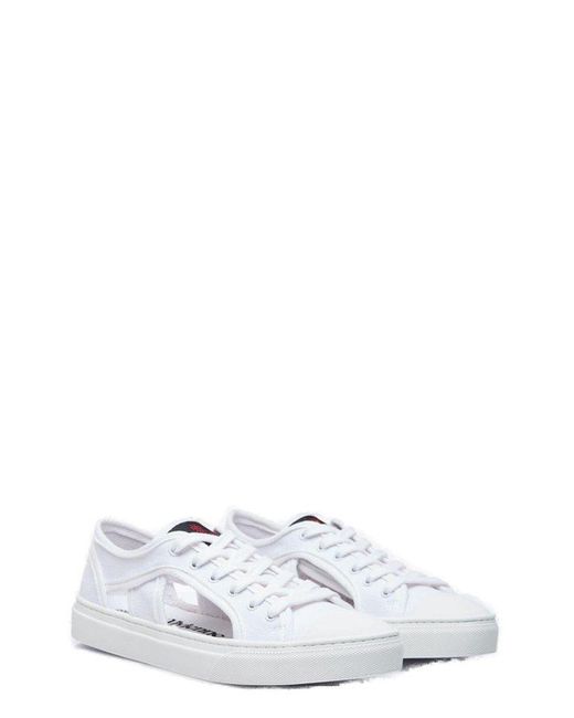 Vivienne Westwood White Brighton Lace-up Sneakers