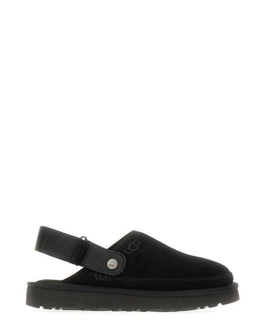 black clogs with strap