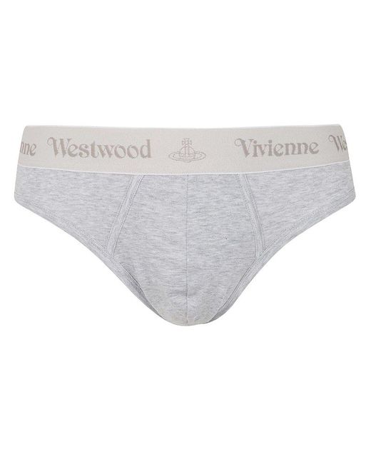 Vivienne Westwood White Three Pack Slip Band for men