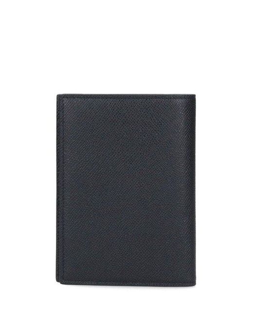 Tom Ford Black Logo Plaque Bi-fold Wallet for men