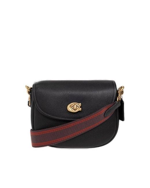 COACH 'willow Saddle' Shoulder Bag in Black Lyst