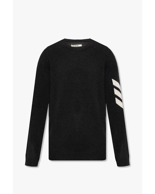 Zadig & Voltaire 'kennedy' Cashmere Sweater in Black for Men | Lyst Canada