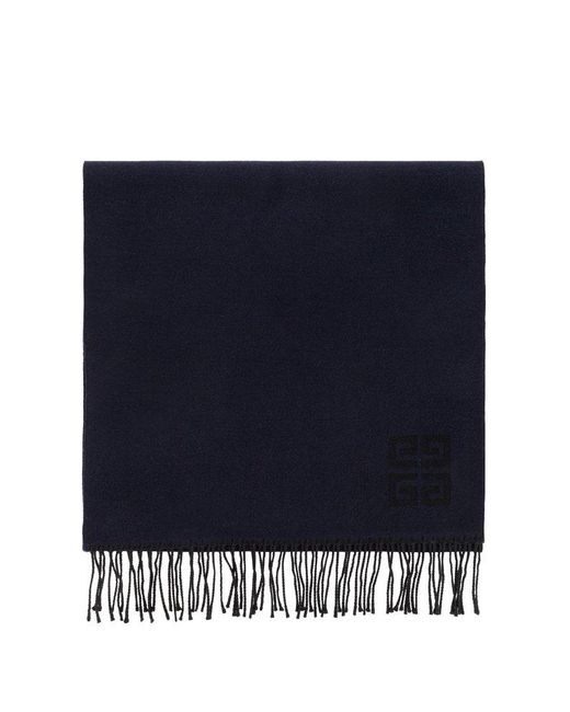 Givenchy Blue Woolen Scarf,
