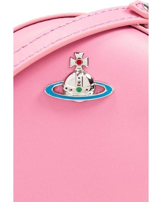 Vivienne Westwood Pink 'round Mini' Shoulder Bag,