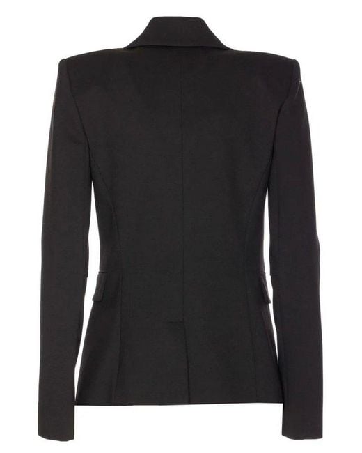 Patrizia Pepe Black Single Button Blazer