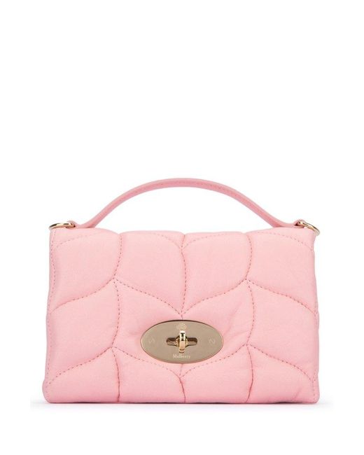 Mulberry Pink Quilted Mini Shoulder Bag