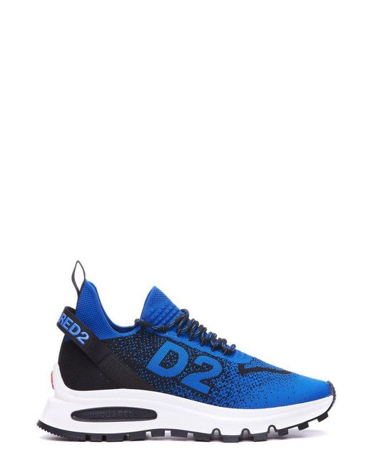 DSquared² Blue Run Ds2 Lace-up Sneakers for men