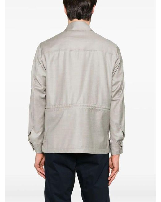 Montecore Gray Utility Jacket for men