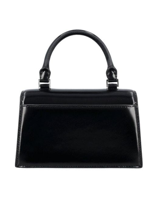 Tory Burch Black Trend Mini Leather Tote Bag