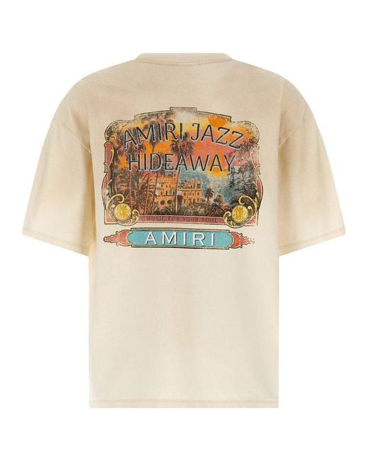 Amiri Jazz Hideaway' T-Shirt in White for Men | Lyst