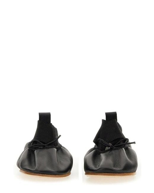 Repetto Black Gianna Ballerina Flats