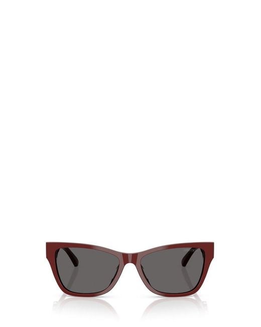 Jimmy Choo Gray Cat-Eye Frame Sunglasses
