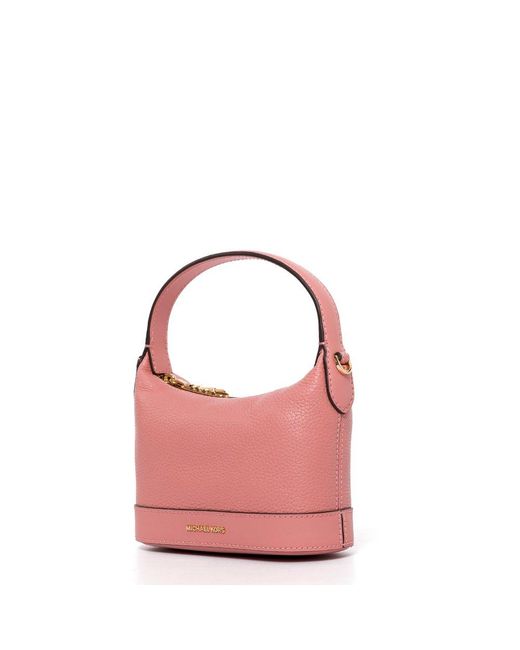 MICHAEL Michael Kors Pink Logo Lettering Shoulder Bag