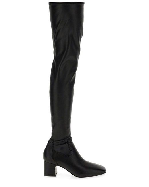 Ash Knee-high Pull-on Boots in Black | Lyst UK