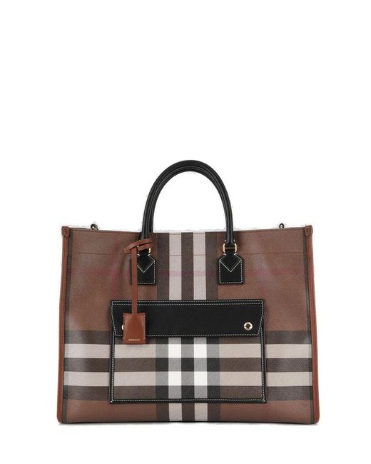 Burberry Freya Shopping Bag | Lyst Canada