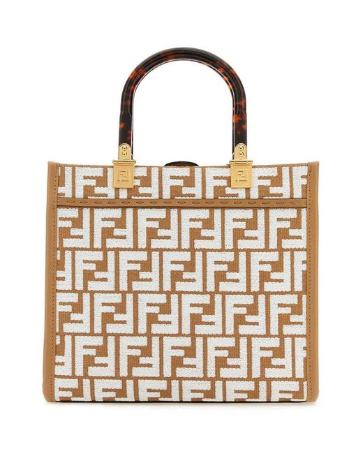 Fendi Sunshine Medium Bag in Natural Lyst UK