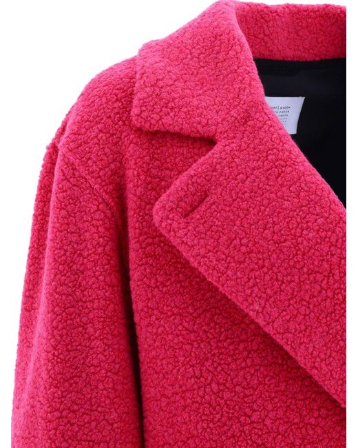 Harris Wharf London Pink Boucle Jacket