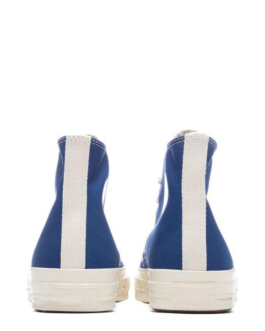 Converse Blue X Comme Des Garçons Play Chuck 70 High Top Sneakers