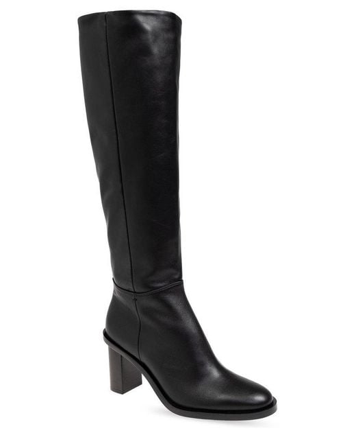 Max Mara Black Leather Boots