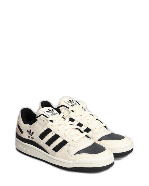 Adidas White Forum Low-top Cl Sneakers for men