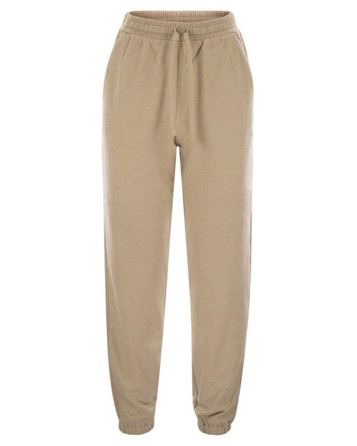 Weekend by Maxmara Natural Elis Soft Drap Jersey Trousers