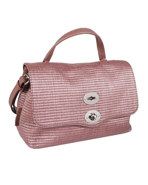 Zanellato Pink Postina Foldover-top Tote Bag