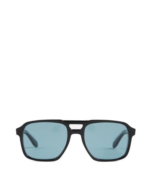 Cutler & Gross Blue 1394 Aviator Frame Sunglasses for men