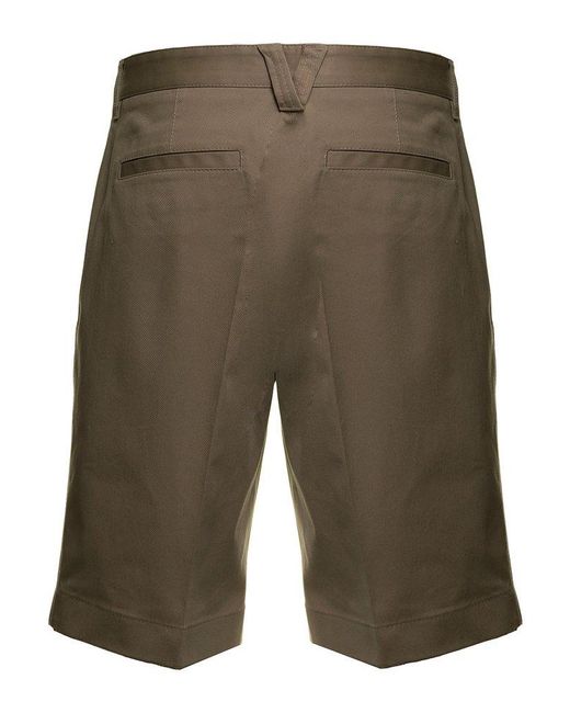 Greca Knee-length Chino Shorts 