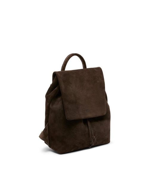 Marsèll Brown Foldover Drawstring Backpack for men