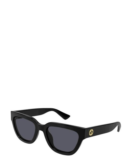 Gucci Black Cat-eye Frame Sunglasses
