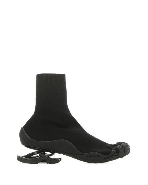 Balenciaga Black Sock Toe Boots for men