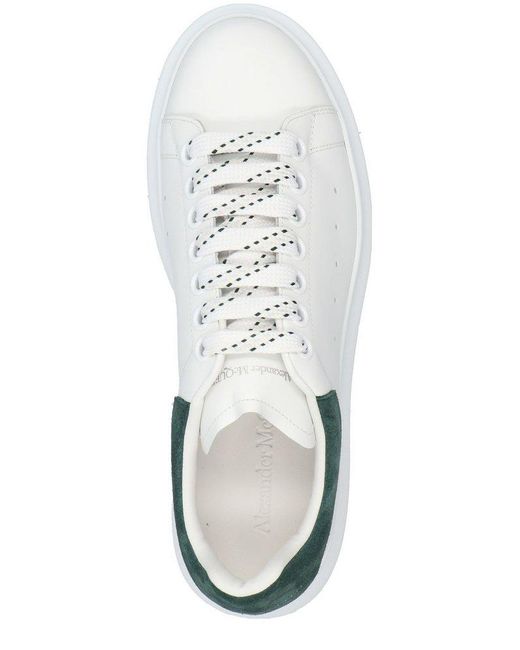 Alexander McQueen White Low-top Flatform Sneakers
