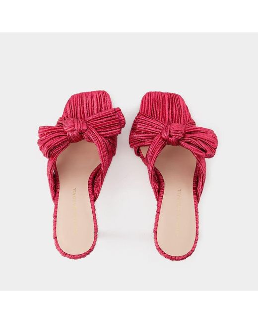Loeffler Randall Red Claudia Knotted Sandals
