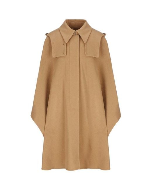 Beige cape deals coat