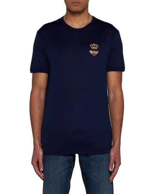 Dolce & Gabbana Blue T-shirts And Polos for men