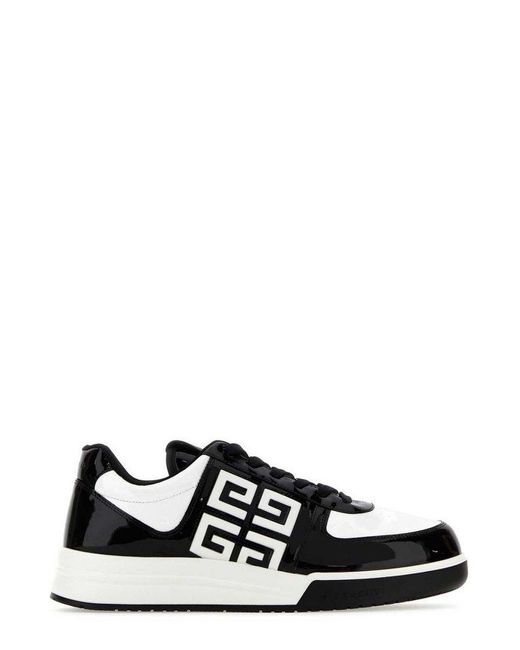 Givenchy White Luxe Leather G4 Sneakers. for men