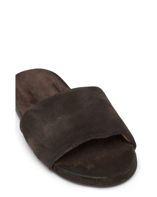 Marsèll Black Spanciata Open-toe Sandals for men