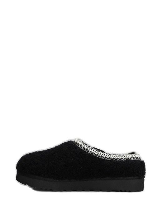 Ugg Black Tasman Maxi Curly Slippers