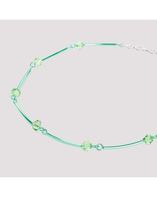 Hugo Kreit Metallic Beaded Chain Necklace