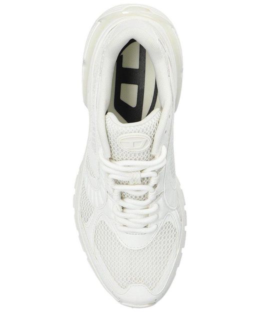 DIESEL White S-Pro-V-Dense Lace-Up Sneakers