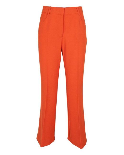 Stella McCartney Tailored Cropped Pants in Orange | Lyst