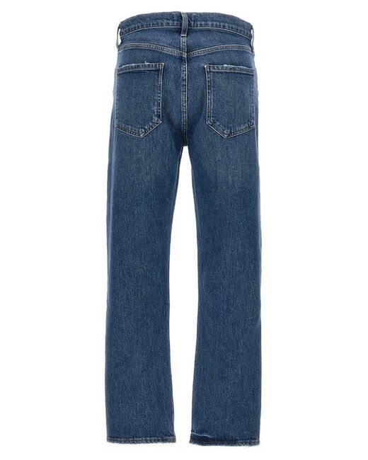 Agolde Blue Riley Long Jeans