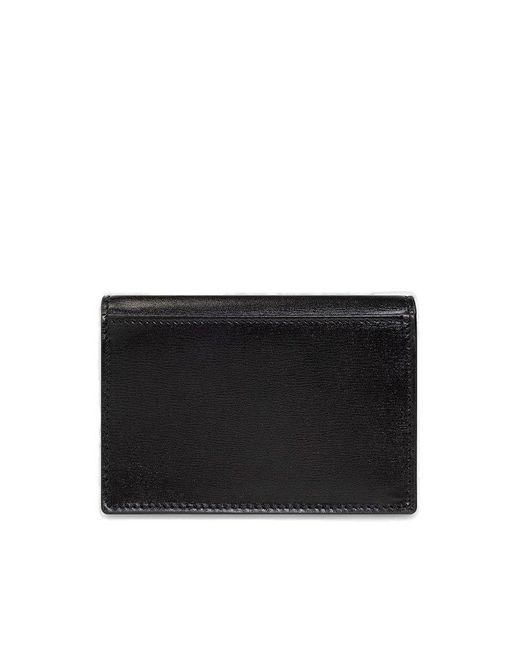 Saint Laurent Tiny Cassandre Business Card Case in Black for Saint Laurent Tiny Cassandre Business Card Case in Black for