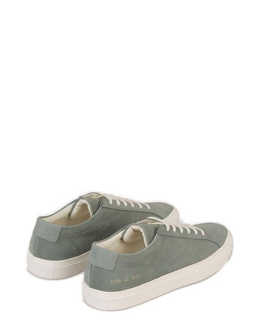 Common Projects Green Achilles Lace-up Sneakers for men