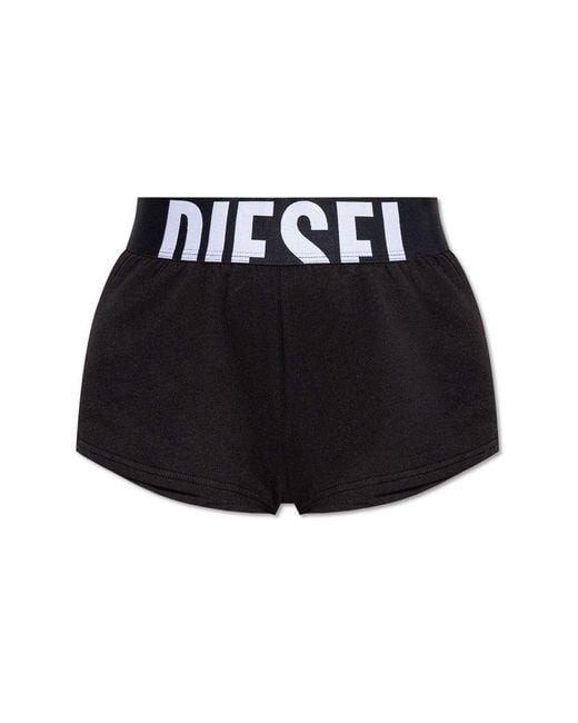 DIESEL Black Arianna-D-Pop Shorts