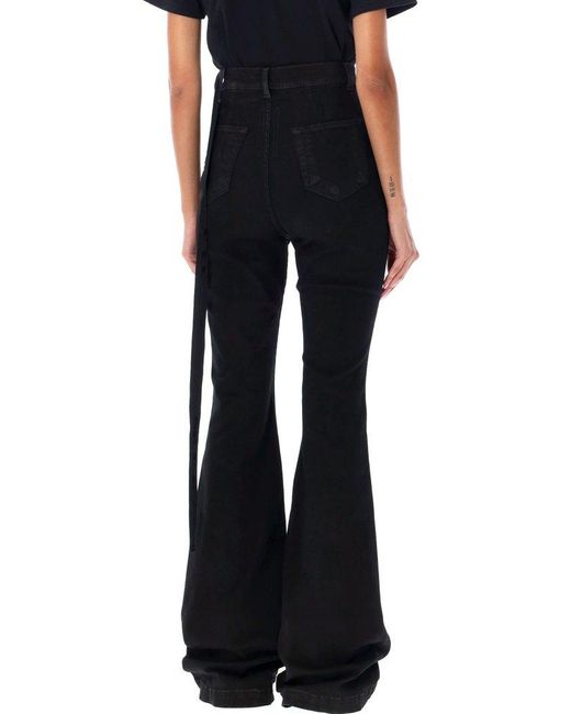 Rick Owens Black Bolan Bootcup Jeans