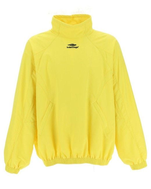 Balenciaga 3b Sports Icon Tracksuit Jacket in Yellow for Men Lyst Canada