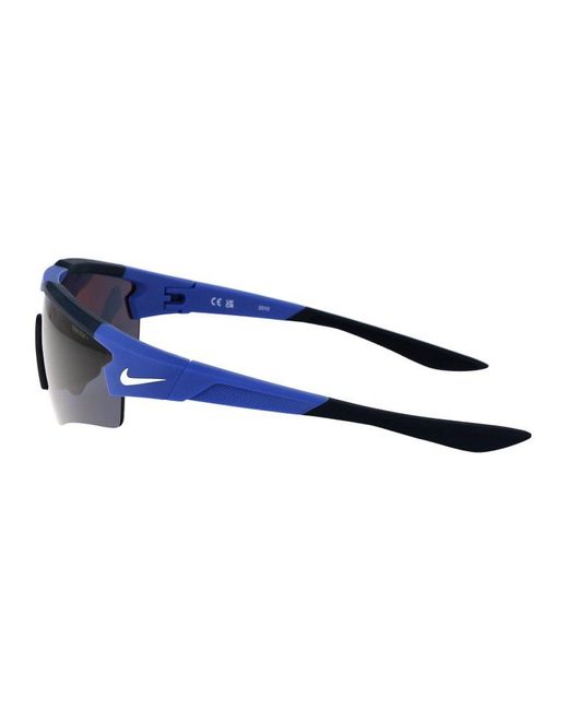 Nike Blue Cloak Logo Printed Sunglasses